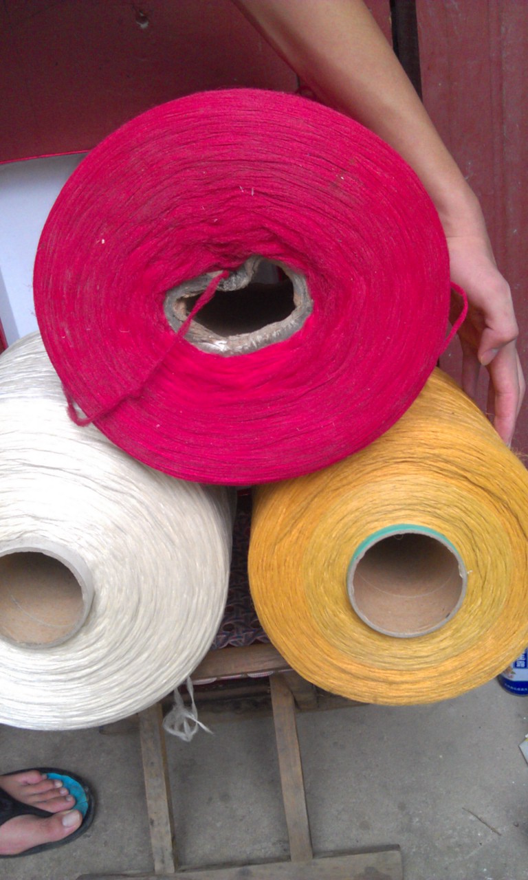  丙綸長絲的庫存處理絲