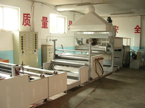 高分子聚乙烯丙綸防水卷材一次成型生產線設備