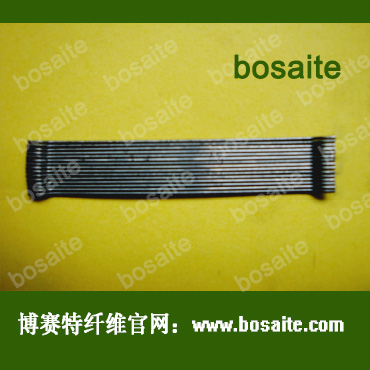 成排鋼纖維