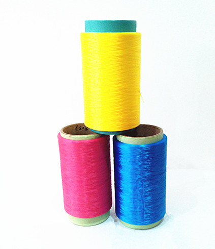 供應丙綸色紗高筒紗丙綸複絲PP紗FDY 