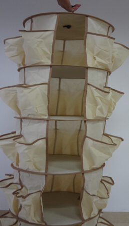 五層無紡布收納掛袋