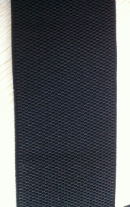 7.5公分黑色雙麵玉米紋鬆緊  