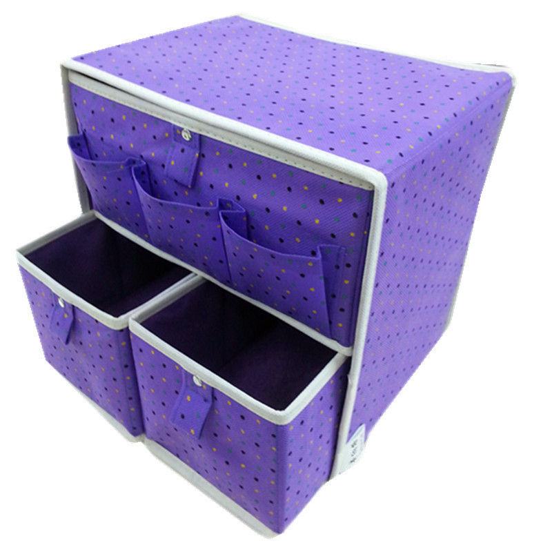 無紡布抽屜式收納盒    