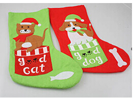 印花無紡布聖誕襪/聖誕無紡布酒袋/聖誕帽