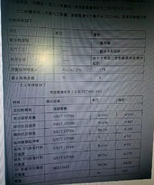 工格柵、油紡土工布  