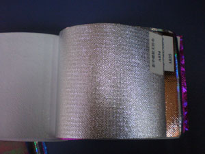 鐳射銀色淋膜壓紋無紡布