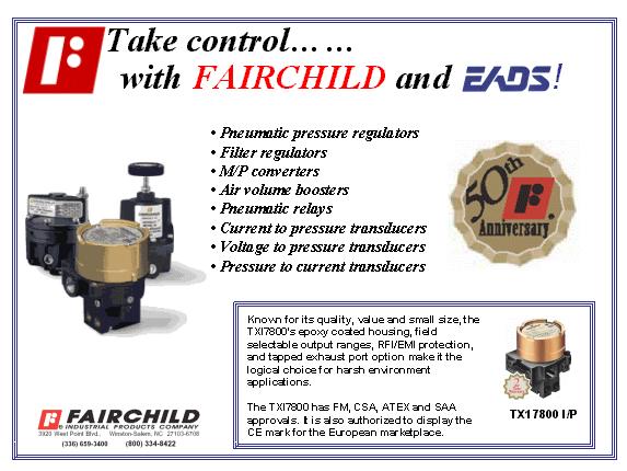 美國FAIRCHILD調壓閥/昊盛國際中國總代理