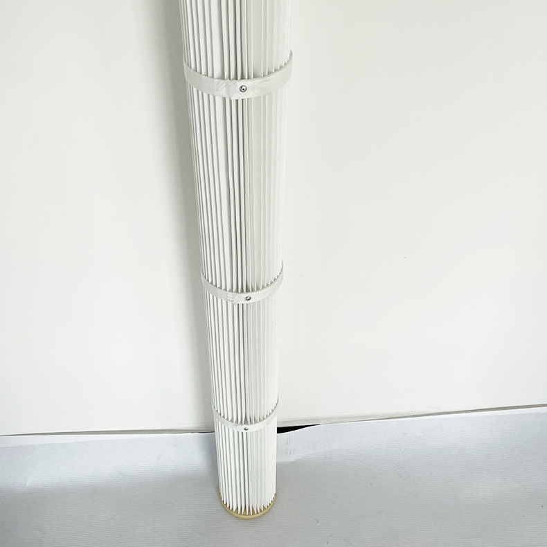  廠家直銷 細長式除塵濾筒 快拆聚酯纖維除塵濾芯濾筒