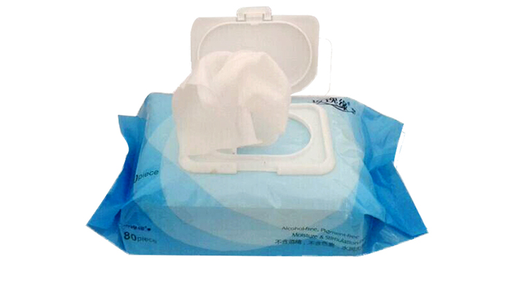 濕巾潔爽一族綠茶香型潔膚潤膚柔濕巾80片