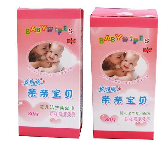 供應嬰兒80片盒裝―經濟填充裝