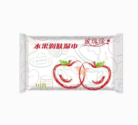 供應新品潔膚濕巾10片