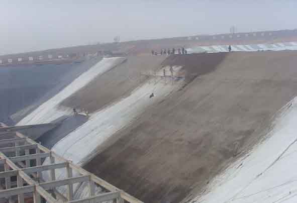 山東最大規模土工布土工膜排水網