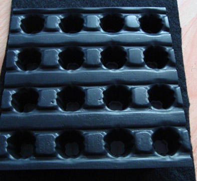 供應用於高速公路鐵路塑料排水板