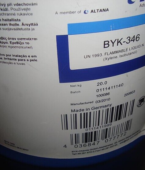 塗料助劑/德國BYK水性流平劑346