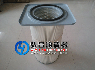 粉類物質上裝卡盤式除塵濾筒