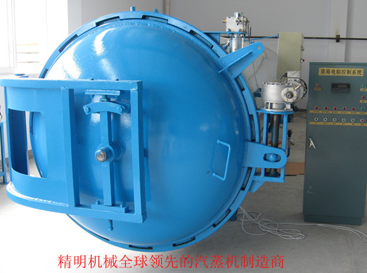 精明機械丙綸絲熱定型機，蒸紗機，鍋爐