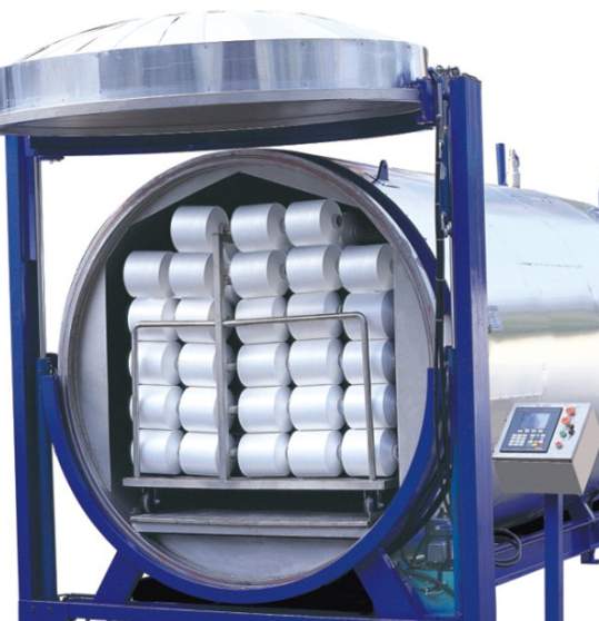 精明機械不鏽鋼棉紗回潮機，蒸紗機，鍋爐