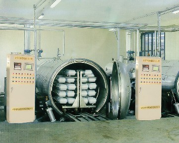 精明機械滌綸蒸絲機，蒸紗機，鍋爐，定型蒸