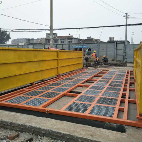 工地平板洗車機