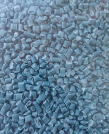 供應聚丙烯再生料PP藍色注塑，拉絲
