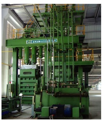 JLhv-806短纖維轉箱提箱式打包機