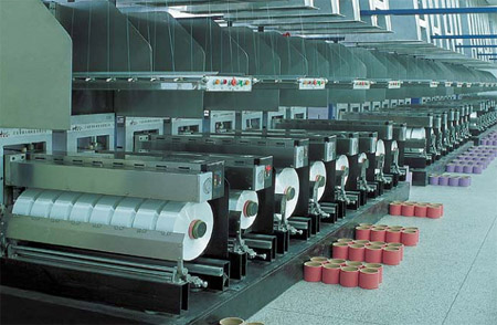 丙綸長、短絲生產線