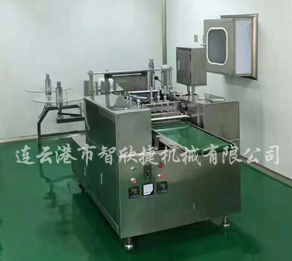 供應智欣捷牌酒精消毒棉片包裝機，臥式四邊封包裝機